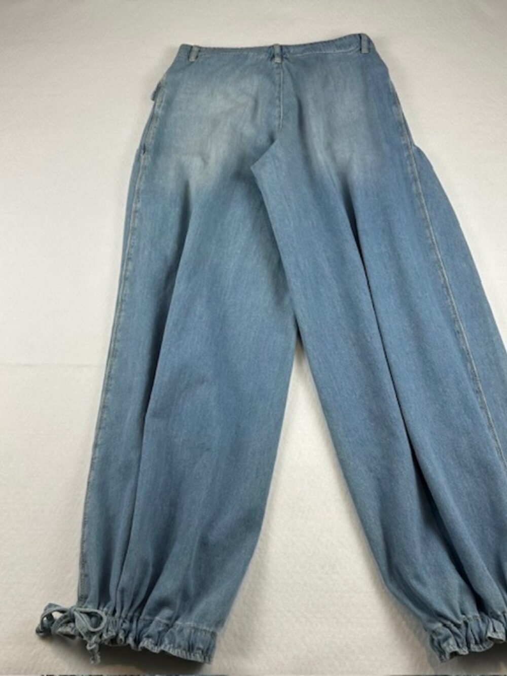 Free People We the Free | Lotus Balloon Jeans Womens light wash Bijou Blue sz 28 - Picture 11 of 14